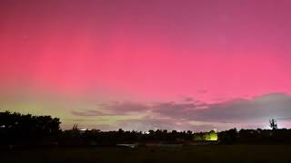 Timelapse zoomé de laurore du 10 octobre 2024 au dessus des nuages de Mauléon [upl. by Acirderf]