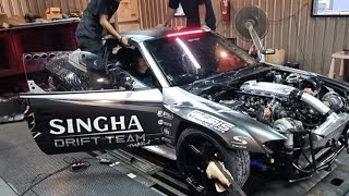 3UZ twin turbo Drift E100 tuning [upl. by Suivatna]