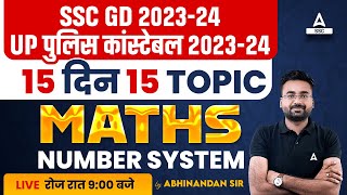 SSC GD UP Police 2024  Math Classes By Abhinandan Sir  Maths Speed Number System  Day 10 [upl. by Eluj]