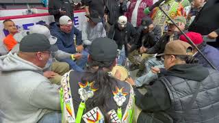 Blackfoot Drummers  Fnuc powwow 2024 Saturday Night live [upl. by Euqinim45]