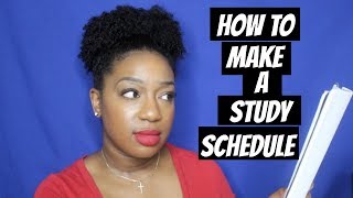 How to make a STUDY SCHEDULE  FearlessRN [upl. by Celtic]