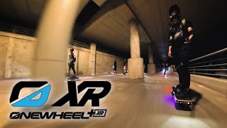 PEV Night Ride  HTX  Onewheel XR [upl. by Inahpit]