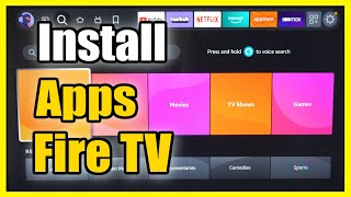 How to Install amp Download Apps on Amazon Fire TV App Store [upl. by Sumer427]