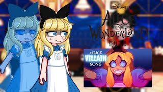 ALICE IN WONDERLAND VILLAIN SONG  I Only Paint in Red Now  Song by Lydia the Bard amp Tony REACTION [upl. by Hterag982]