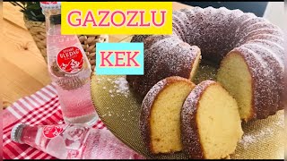 GAZOZLU KEK TARİFİ 🍰🍰  KEKİM KABARMIYOR DİYENLERE ÖZEL KEK TARİFİ 🥧🥧 [upl. by Fiden]