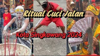 RITUAL CUCI JALAN FESTIVAL CAP GO MEH KOTA SINGKAWANG 2024  Bagian A [upl. by Yerfej160]