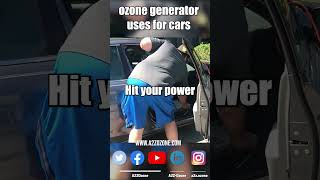 How to use an Ozone Generator to deodorize a car shorts [upl. by Felix739]