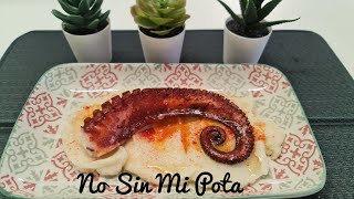 PULPO a la plancha con PURÉ de patata [upl. by Doroteya]