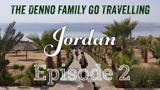 The Dead Sea  Jordan Episode 2  The Denno Family Travel Vlog [upl. by Imtiaz319]