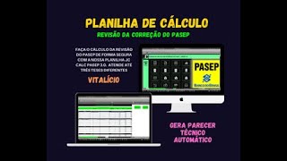 PLANILHA REVISÃO DO PASEP  VERSÃO 30 [upl. by Yoshi]