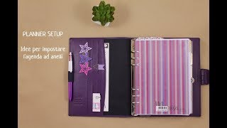 Idee per organizzare lagenda ad anelli  Planner setup 2018 [upl. by Celia]