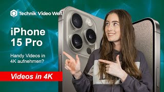 iPhone 15 Pro  Videos in 4K aufnehmen •  • 📲1️⃣5️⃣ • 🎥 • Anleitung  Tutorial [upl. by Alleirbag385]