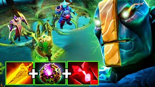 Tank Mid Earth Spirit 36Kills 🔥Radiance  Octarine Core  Bloodstone Builds Dota 2 [upl. by Yeclek934]