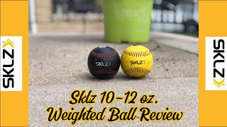 An Honest Review of the Sklz 10 amp 12 oz Weighted Baseballs [upl. by Isak]