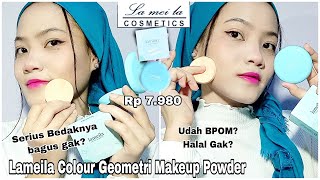 Lameila Colour Geometri Makeup Powder  Bagus Gak Nih  By Amalia Novianti [upl. by Bratton]