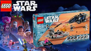 LEGO STAR WARS 40755 IMPERIAL DROPSHIP VS REBEL SCOUT SPEEDER [upl. by Avahc]