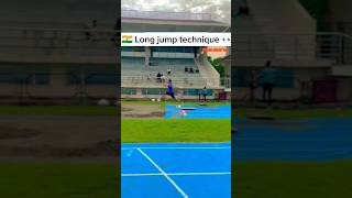 🇮🇳 Long jump technique 👀 shorts youtubeshorts ytshorts [upl. by Deelaw967]