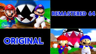 SMG4 Who Let The Chomp Out ORIGINAL VS REMASTERED64 Comparison [upl. by Spatola]