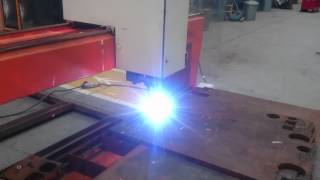 Farley Rapier CNC Plasma Cutting Bed with Hypertherm HT2000 Plasma Cut Test [upl. by Nuahsar871]