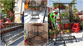 My New Plant Stands  Garden Stands Shopping  Fun Gardening [upl. by Bixler]