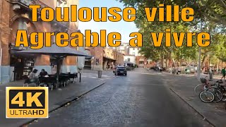 toulouse ville agreable a vivre  Driving French region [upl. by Dimo]