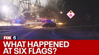 Shooting fights absolute chaos at Six Flags Over Georgia Opening Day 2024  FOX 5 News [upl. by Akerdal]