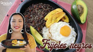 ¿CÓMO HACER FRIJOLES NEGROS O CARAOTAS  Receta de caraotas [upl. by Tades535]