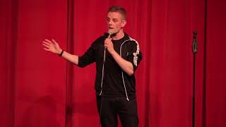 Jamie Dalgleish at the Chortle Student Comedy Award final 2018 [upl. by Kovar]