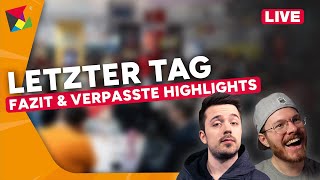 SPIEL Essen 2024 Live  Tag 5 Verpasste Highlights amp Fazit Talk mit der SPIEL [upl. by Aliel698]