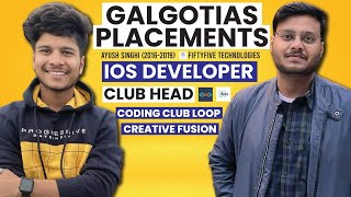 GALGOTIAS PLACEMENTS  SOFTWARE ENGINEER  ACADEMICS  EVENTS  CLUBS [upl. by Deste]