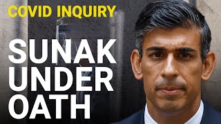 🔴 Covid inquiry LIVE Rishi Sunak grilled on his record as chancellor during the pandemic [upl. by Winwaloe598]