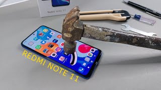 Redmi Note 11 Gorilla Glass 3 amp Screen Scratch Test  Durablility Test [upl. by Acinhoj990]