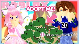 SI ENCUENTRAS A ESTAS PERSONAS QUE DUPLICAN MASCOTAS ¡HUYE en ADOPT ME 🦖🦖 ¿HALLOWEEN CANCELADO [upl. by Alleyn]