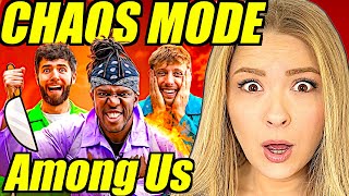 SIDEMEN AMONG US IN REAL LIFE CHAOS MODE EDITION Reaction [upl. by Esoranna]