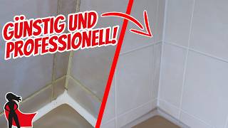 Fugen reinigen und streichen alte Dusche renovieren für weniger als 200 Euro [upl. by Drofhsa842]