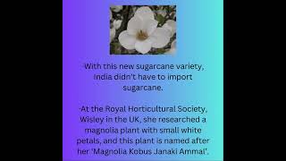 Women in Science  Janaki Ammal – The first Indian female botanist [upl. by Nodarse]