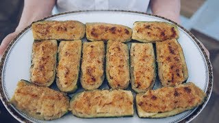 Zucchine ripiene al forno – Ricetta gustosa e velocissima [upl. by Nylinnej117]