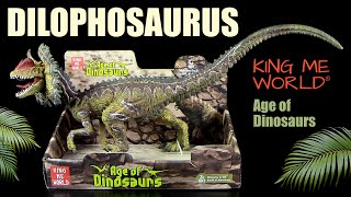 King Me World ® XL Dilophosaurus  Age Of Dinosaurs  Unboxing amp Review Deutsch  German [upl. by Leirbaj]