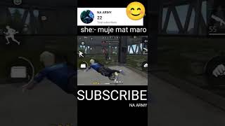 She muje mat maro 👀 ytshorts garenafreefire freefireshorts viral​ trending​ alokikgamer​ [upl. by Hernardo]