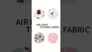 AIR LAYER THERMAL PRINTING FABRICcottonfabric fabricsupplier fabricmanufacturer [upl. by Annaej485]