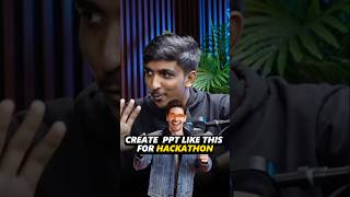 Create a PPT for a Hackathon Here’s How 🛠️ Tamil  presentation for hackathon [upl. by Aibsel]