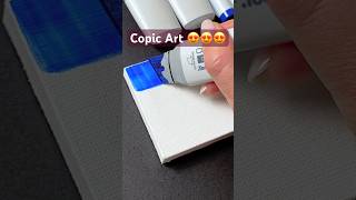 The BEST Copic Art 😍😍😍 art shorts [upl. by Enyalb]