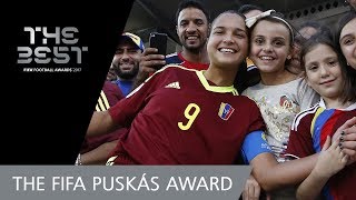 Deyna CASTELLANOS GOAL  FIFA PUSKAS AWARD 2017 FINALIST [upl. by Iralam]