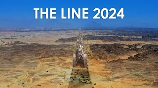 THE LINE  Atualização da Construção  2024 [upl. by Ahcurb440]