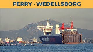 Arrival of ferry WEDELLSBORG in Olbia Tirrenia [upl. by Dnesnwot422]