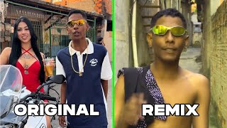 MENINA DE VERMELHO  FAVELA TIKTOK PHONK GUY  ORIGINAL VS EDIT REMIX [upl. by Ydniahs654]