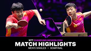 Liang Jingkun vs Ma Long  MS SF  WTT Champions Incheon 2024 [upl. by Lyudmila]