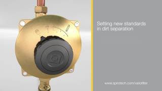 Setting New Standard in Dirt Separation the SpiroTrap VarioFilter available 22mm 28mm 34 amp 1quotBSP [upl. by Herates306]