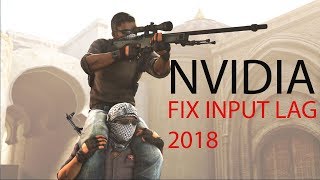 How To Fix The Input Lag Of Any GAME  NVIDIA  2018 [upl. by Khai]