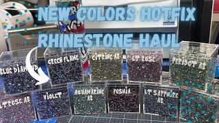 NEW AB COLORS HOTFIX RHINESTONE HAUL [upl. by Khalil]